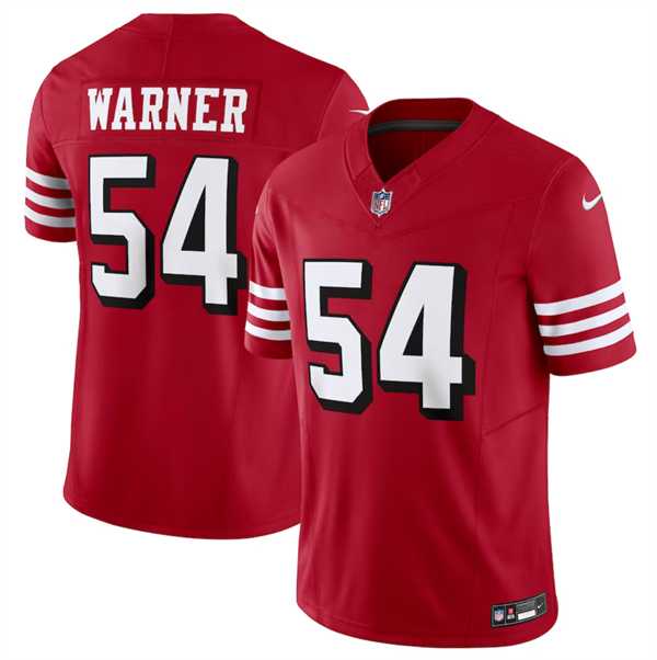 Men & Women & Youth San Francisco 49ers #54 Fred Warner New Red 2023 F.U.S.E. Vapor Untouchable Limited Stitched Football Jersey